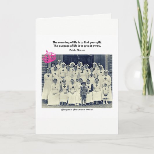 Wanneer u een Gift hebt, deel het… Bedankkaart (Voorkant)