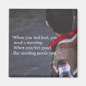 Wanneer u een vergadermagneet nodig hebt magneet (Voorkant)