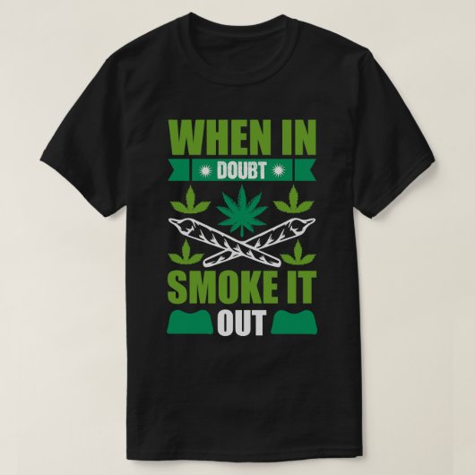 Wanneer u het in twijfel trekt t-shirt (Design voorkant)