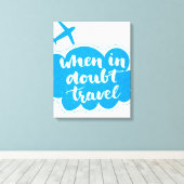 Wanneer u in twijfel trekt, kunt u canvas afdruk (Insitu (Houten vloer))