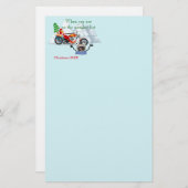 Wanneer u op de Naughty Lijst van de Kerstman bent Briefpapier (Voorkant / Achterkant)