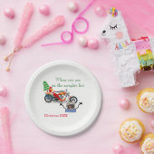 Wanneer u op de Naughty Lijst van de Kerstman bent Papieren Bordje (Feest)