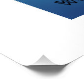 Wanneer u op een ster, grafische Ontwerp drukt Poster (Hoek)