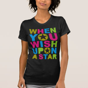Wanneer u op een ster wilt t-shirt