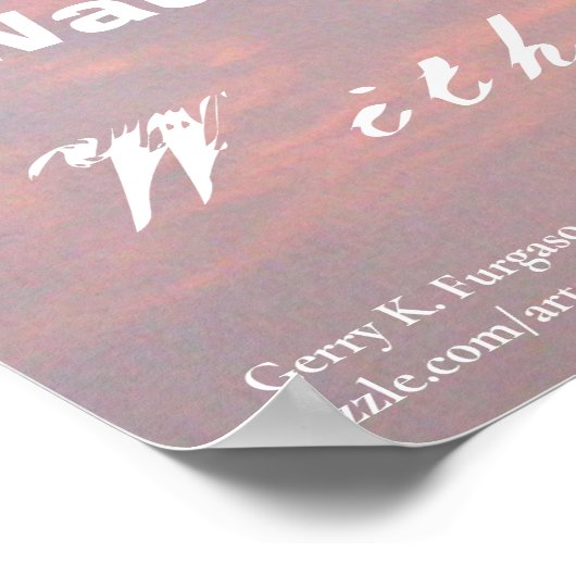 WANNEER U UW MARK-POSTER MAAKT POSTER (Hoek)