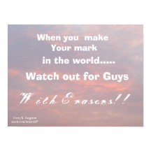 WANNEER U UW MARK-POSTER MAAKT