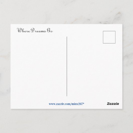 Wanneer u wenst op de Sterren Briefkaart (Achterkant)