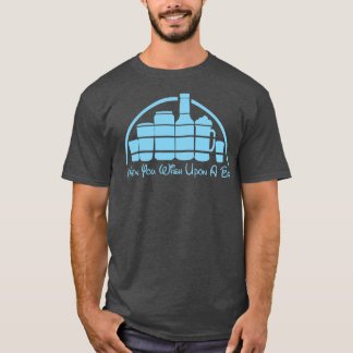 Wanneer u wenst op een bar t-shirt