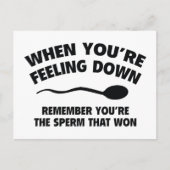 Wanneer u zich neer voelt. Denk eraan dat je de Sp Briefkaart (Voorkant)