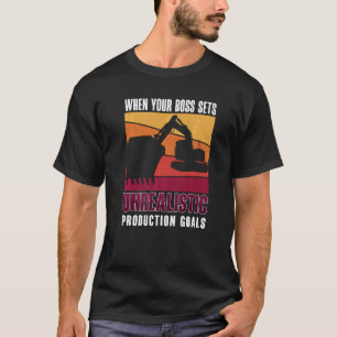 Wanneer uw schip de exploitant van de bouwplaats E T-shirt