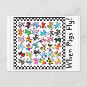 Wanneer varkens briefkaart vliegen