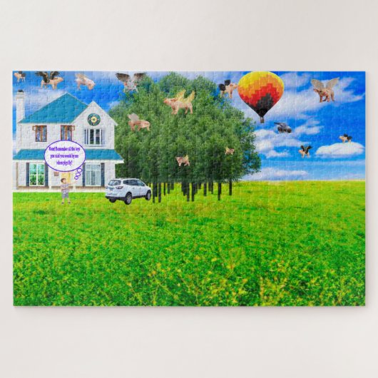 Wanneer Varkens door de puzzel vliegen (Horizontaal)