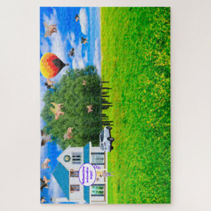 Wanneer Varkens door de puzzel vliegen