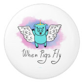 Wanneer varkens een keramische knop aandoen (Voorkant)