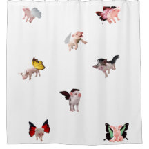 Wanneer Varkens het gordijn van de Vluchtdouche vo