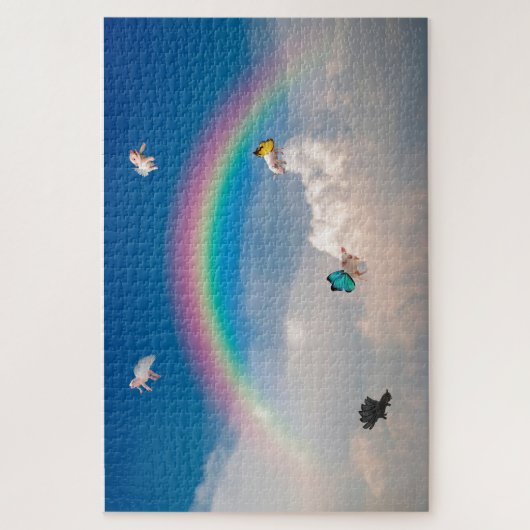 Wanneer varkens naar de puzzle trekken legpuzzel (Verticaal)