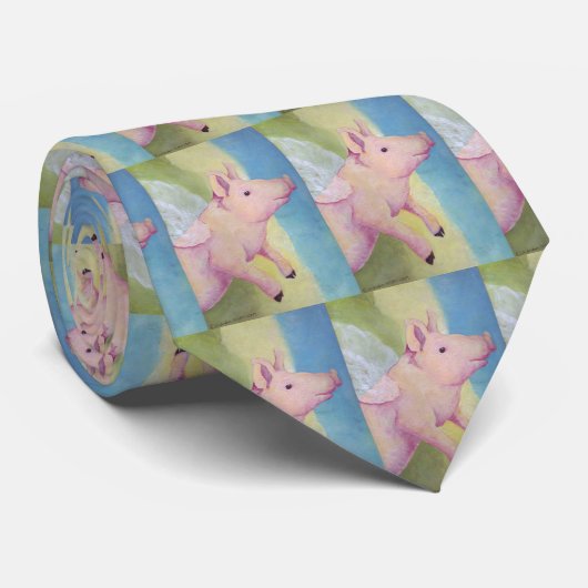 Wanneer varkens Stropdas vliegen (Opgerold)