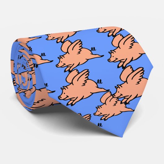 Wanneer varkens Stropdas vliegen (Opgerold)