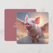 Wanneer varkens vliegen aangepaste tekst (Voorkant / Achterkant)