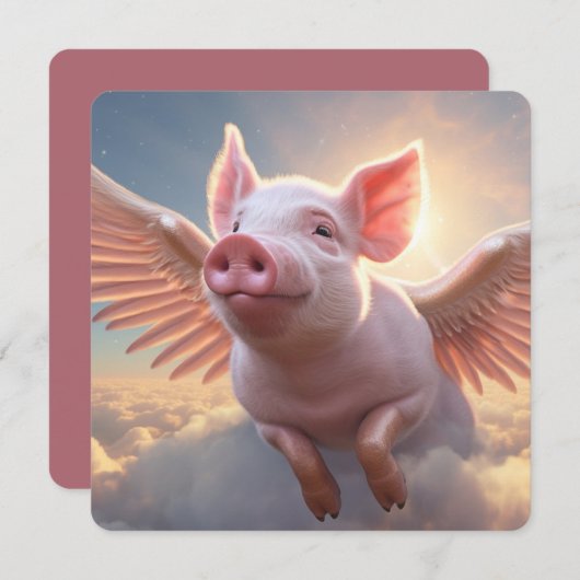 Wanneer varkens vliegen aangepaste tekst (Voorkant / Achterkant)