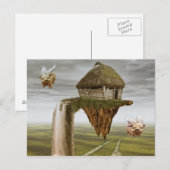 Wanneer varkens vliegen briefkaart (Voorkant / Achterkant)