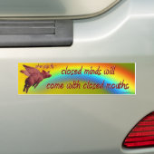 wanneer varkens vliegen ... bumpersticker (Op auto)