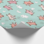 Wanneer varkens vliegen cadeaupapier (Hoek)