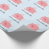 Wanneer varkens vliegen cadeaupapier (Hoek)