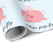 Wanneer varkens vliegen cadeaupapier (Rol Hoek)