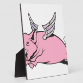wanneer varkens vliegen fotoplaat (Zijkant)