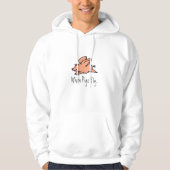 Wanneer varkens vliegen hoodie (Voorkant)