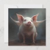 Wanneer varkens vliegen kaart (Voorkant)