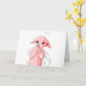 Wanneer varkens vliegen kaart (Gele Bloem)