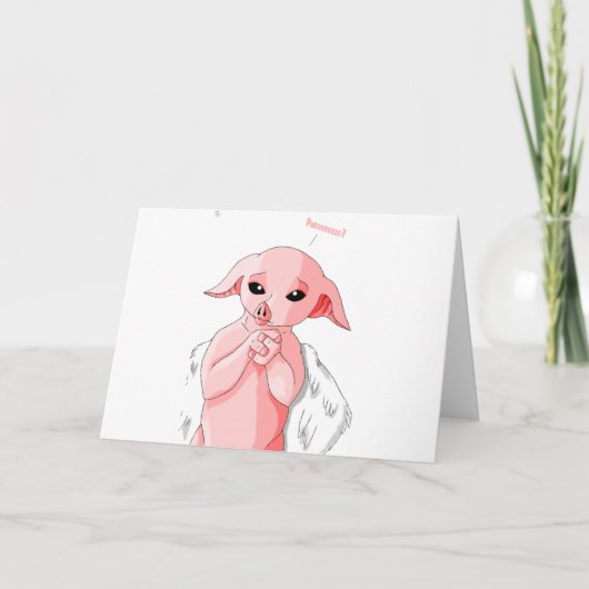 Wanneer varkens vliegen kaart (Voorkant)