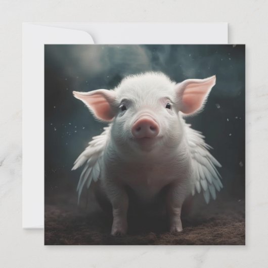 Wanneer varkens vliegen kaart (Voorkant)