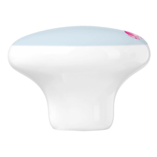 Wanneer varkens vliegen keramische knop (Zijkant)