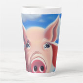 Wanneer varkens vliegen latte mok (Voorkant)