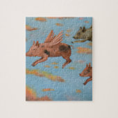 Wanneer varkens vliegen legpuzzel (Verticaal)