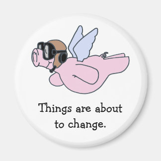 Wanneer varkens vliegen magneet