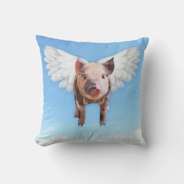 Wanneer varkens vliegen met een vierkante pijp buitenkussen (Voorkant)