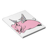 wanneer varkens vliegen notitieblok (Schuin)