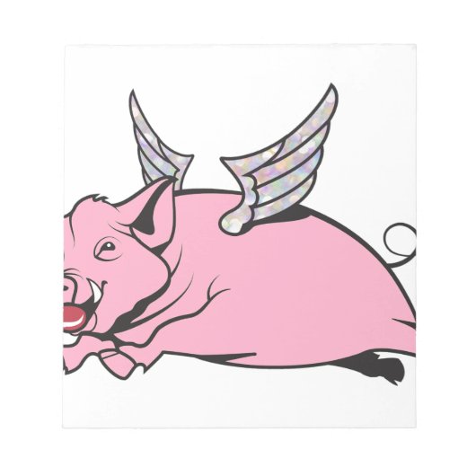 wanneer varkens vliegen notitieblok (Voorkant)