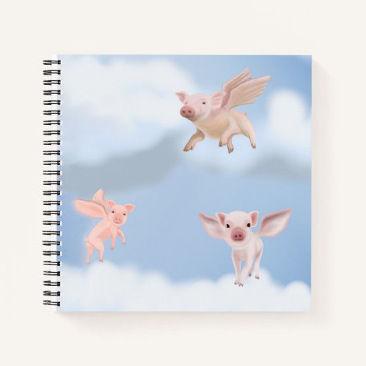 Wanneer varkens vliegen Notitieboek (Voorkant)