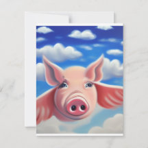 Wanneer varkens vliegen