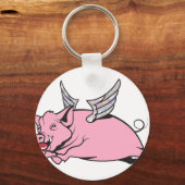 wanneer varkens vliegen sleutelhanger (Voorkant)
