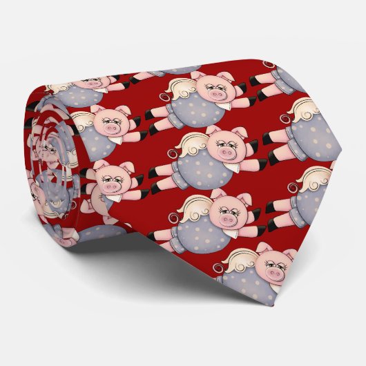 Wanneer varkens vliegen - SRF Stropdas (Opgerold)