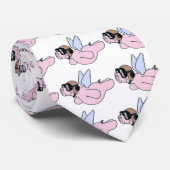 Wanneer varkens vliegen stropdas (Opgerold)