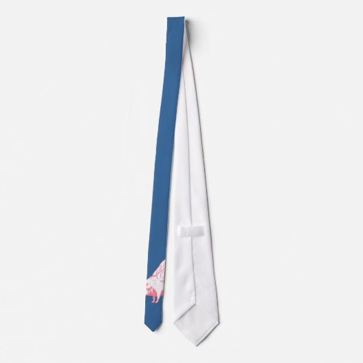 Wanneer varkens vliegen stropdas (Achterkant)