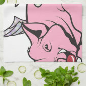 wanneer varkens vliegen theedoek (Gevouwen)