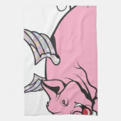 wanneer varkens vliegen theedoek (Verticaal)